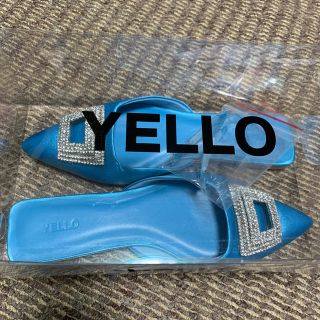 YELLO CALYPSO FLAT MULES(ミュール)