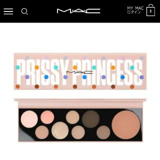 マック(MAC)のMACアイシャドーパレット(プリシープリンセス)(アイシャドウ)