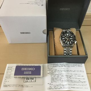 セイコー(SEIKO)のチロクロ様専用 ブラックボーイ SKX007KD 最終型 新品 未使用品(腕時計(アナログ))