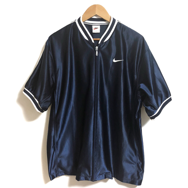 NIKE - 90s【L】NIKE ナイキ 半袖 ゲームシャツ ジャージ ジャケット