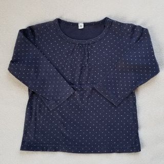 ムジルシリョウヒン(MUJI (無印良品))のy 無印良品 MUJI 長袖Ｔシャツ 子供服 90cm(Tシャツ/カットソー)