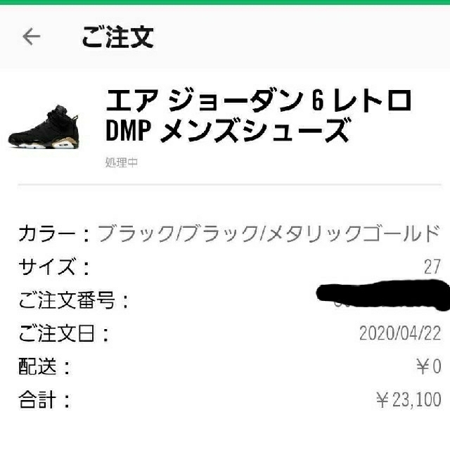 NIKE(ナイキ)のジョーダン 6 DMP JORDAN 27cm NIKE ナイキ us9 メンズの靴/シューズ(スニーカー)の商品写真