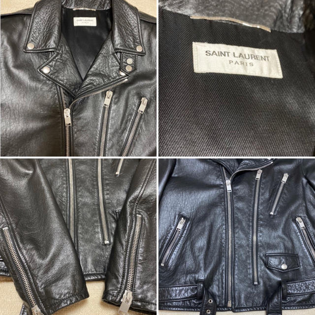 Saint Laurent(サンローラン)のSAINTLAURENTPARIS ヴァンパイア ライダーズ レザー ジャケット メンズのジャケット/アウター(ライダースジャケット)の商品写真