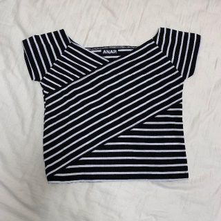 アナップ(ANAP)のストライプトップス(Tシャツ(半袖/袖なし))