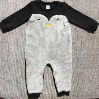 ギャップキッズ(GAP Kids)のペンギン裏起毛ロンパース(ロンパース)