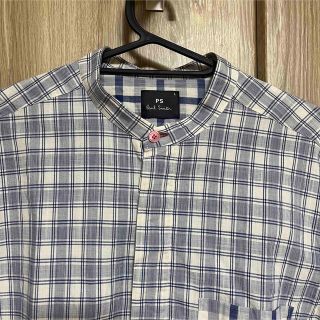 大特価即納】 Paul Smith - Paul Smith ノーカラーシャツ 新品未使用の