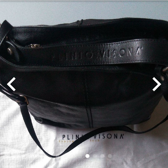 ショルダーバッグ　ハンドバッグ イタリア　ブラック　ツーウェイ レディースのバッグ(ショルダーバッグ)の商品写真