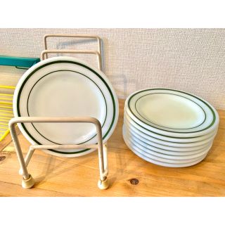 パイレックス(Pyrex)のPyrex デザートプレート 2枚セット(ガラス)