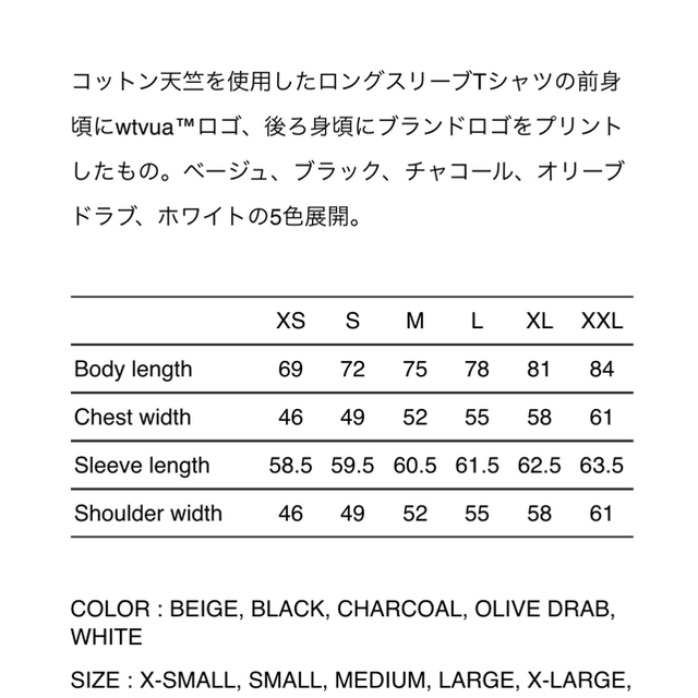 WTAPS INGREDIENTS  BLACK  XXL