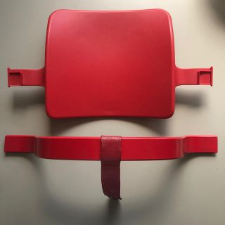 ストッケ(Stokke)のSTOKKE トリップトラップ　チェア　babyセット　RED 赤　ベビーガード(その他)