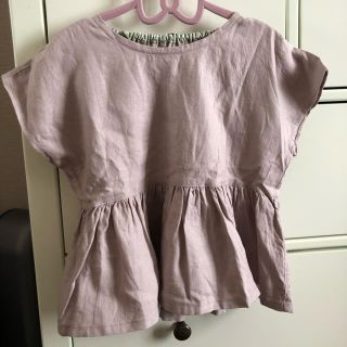 ザラキッズ(ZARA KIDS)のtomiさま専用です　美品♡C&Sやさしいリネンあずきクリーム　ブラウス(ブラウス)