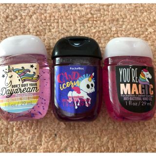 バスアンドボディーワークス(Bath & Body Works)のハンドジェル3セット(アルコールグッズ)