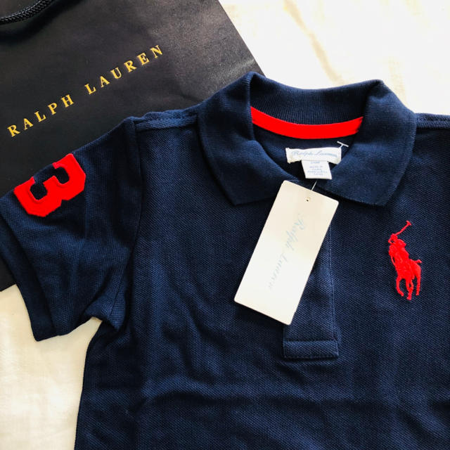 Ralph Lauren(ラルフローレン)の大人気☆ラルフ☆ビッグポニーポロシャツ☆90サイズ キッズ/ベビー/マタニティのキッズ服男の子用(90cm~)(Tシャツ/カットソー)の商品写真