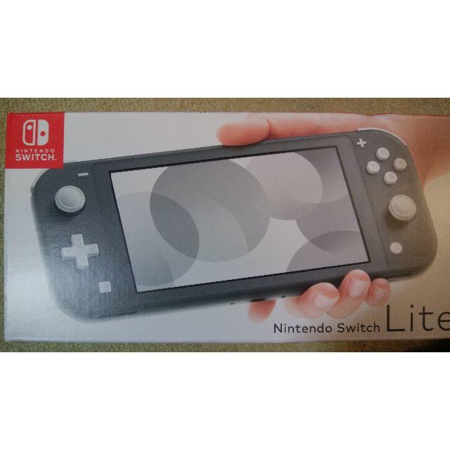 nintendo switch lite 本体　グレー