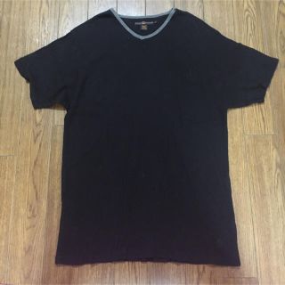 トミーヒルフィガー(TOMMY HILFIGER)のトミーヒルフィガー  黒　半袖Tシャツ　Vネック(Tシャツ/カットソー(半袖/袖なし))