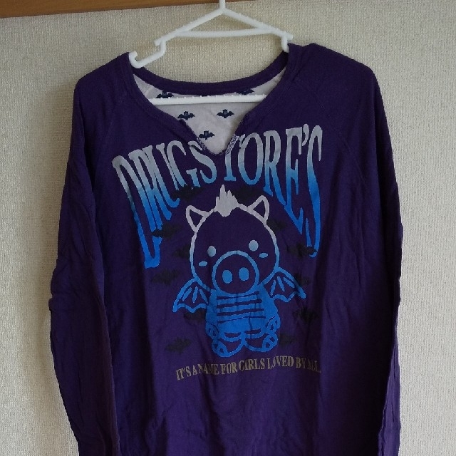 drug store's(ドラッグストアーズ)のドラッグストアーズ長袖Tシャツ レディースのトップス(Tシャツ(長袖/七分))の商品写真