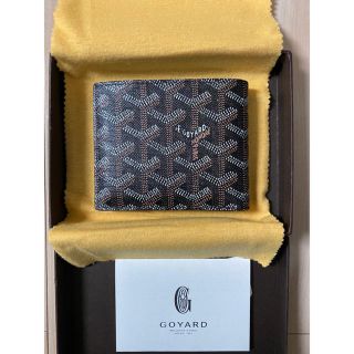 ゴヤール(GOYARD)の【新品 未使用】ゴヤール 折り財布 カード×6 お札×2 ブラック (折り財布)