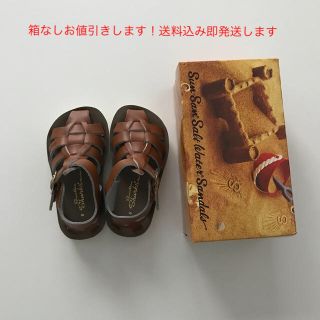 キャラメルベビー&チャイルド(Caramel baby&child )のsaltwater sandalソルトウォーターサンダル　シャークshark (サンダル)