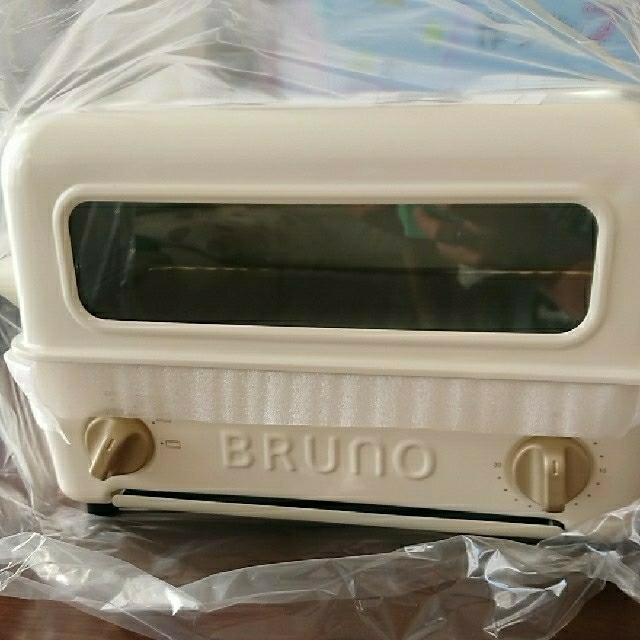 お値下げ中！新品 未使用 BRUNO ブルーノ トースターグリル おしゃれ 白