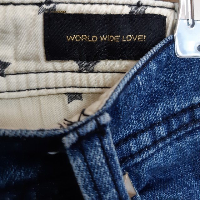 WORLD WIDE LOVE!(ワールドワイドラブ)のWORLD WIDE LOVE!デニム レディースのパンツ(デニム/ジーンズ)の商品写真