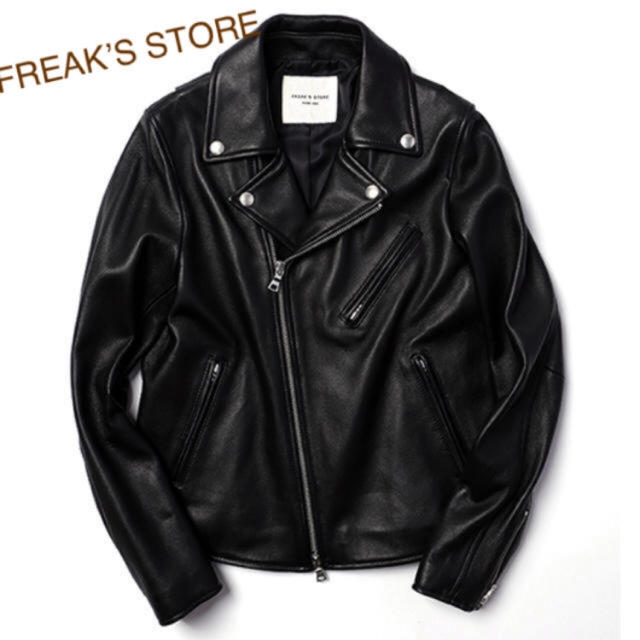 FREAK'S STORE(フリークスストア)の 定価48,600円   FREAK’S STORE レザーライダースジャケット レディースのジャケット/アウター(ライダースジャケット)の商品写真