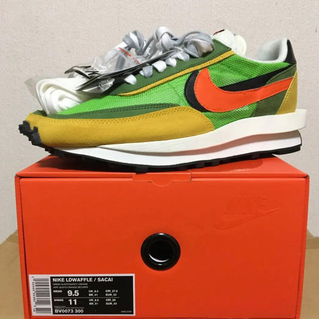 靴/シューズSNKRS購入 NIKE x sacai LD WAFFLE 27.5cm