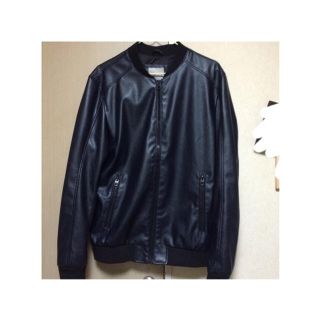 ザラ(ZARA)のzara MA-1(レザージャケット)