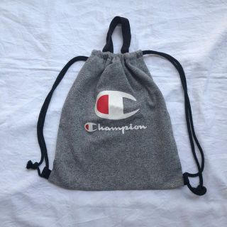 チャンピオン(Champion)のChampion チャンピオン ナップサック キッズ  グレー リュック(リュックサック)