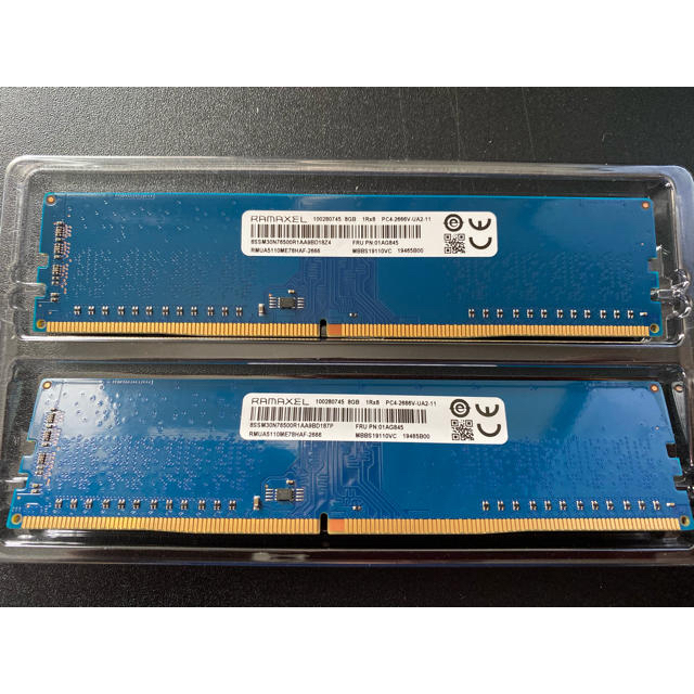 RAMAXEL DDR4-2666 PC4-21300 8GB×2=16GB