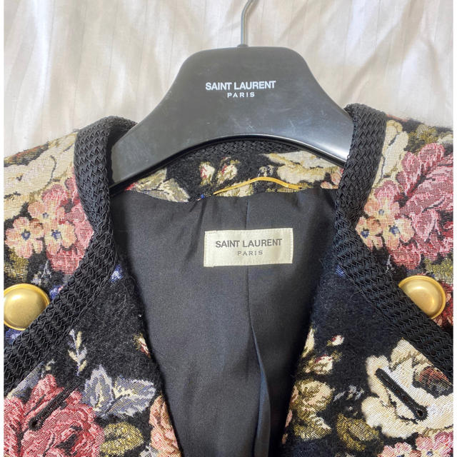 Saint Laurent(サンローラン)のサンローラン　刺繍ジャケット　S 検)ドゥロワー レディースのジャケット/アウター(テーラードジャケット)の商品写真