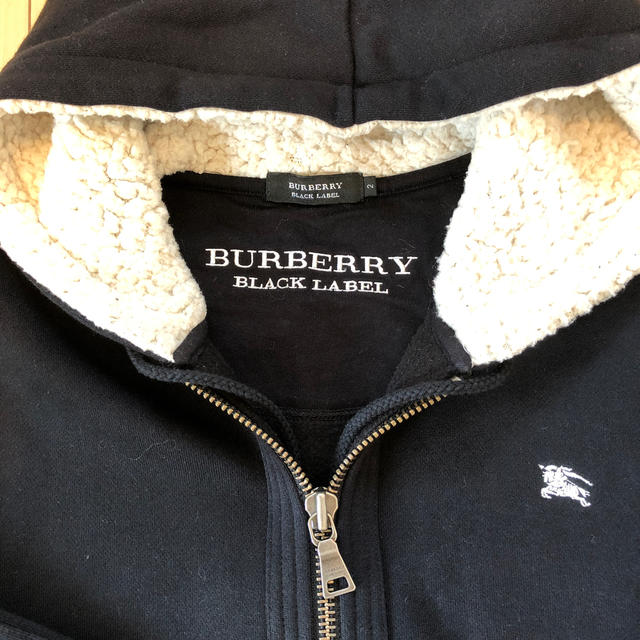 BURBERRY BLACK LABEL(バーバリーブラックレーベル)の値下げ超美品　バーバリーブラックレーベル　サイズ2 メンズのトップス(パーカー)の商品写真