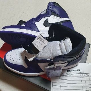 ナイキ(NIKE)のAir Jordan 1 court purple 28.5cm(スニーカー)