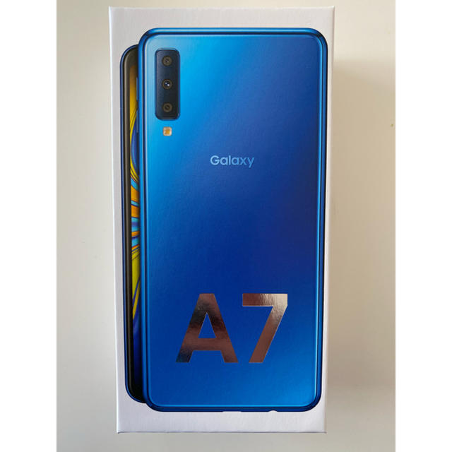 人気 新品未使用 Galaxy A7 ブルー 64 GB SIMフリー | www