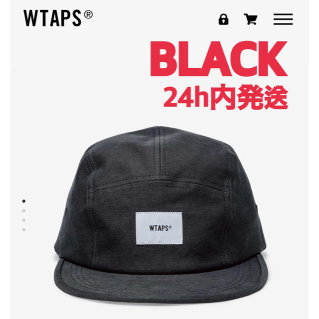 WTAPS T-5 02 CAP BLACKキャップ