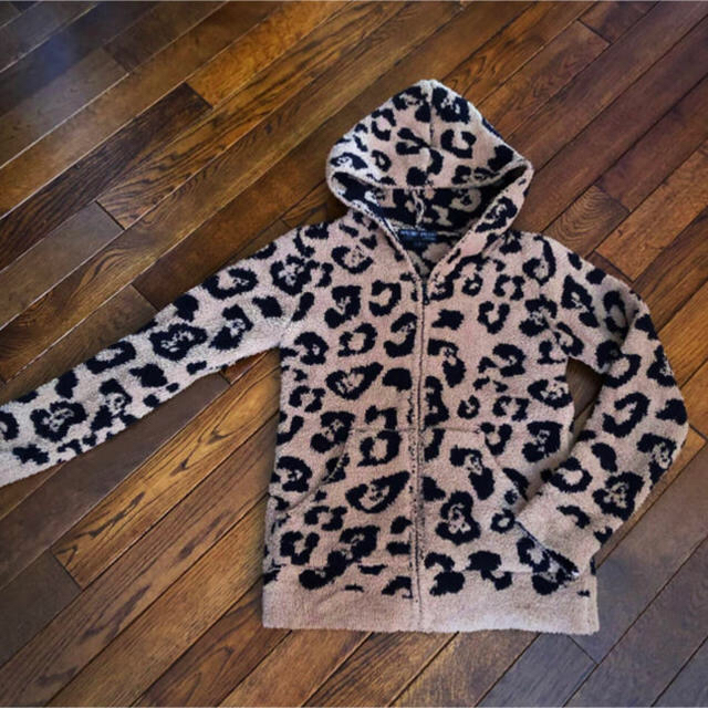 ベアフットドリームス パーカー ヒョウ柄 美品 販促激安 レディース