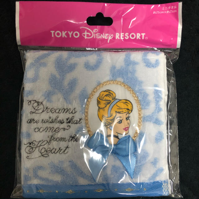 Disney(ディズニー)のシンデレラ ハンドタオル レディースのファッション小物(ハンカチ)の商品写真