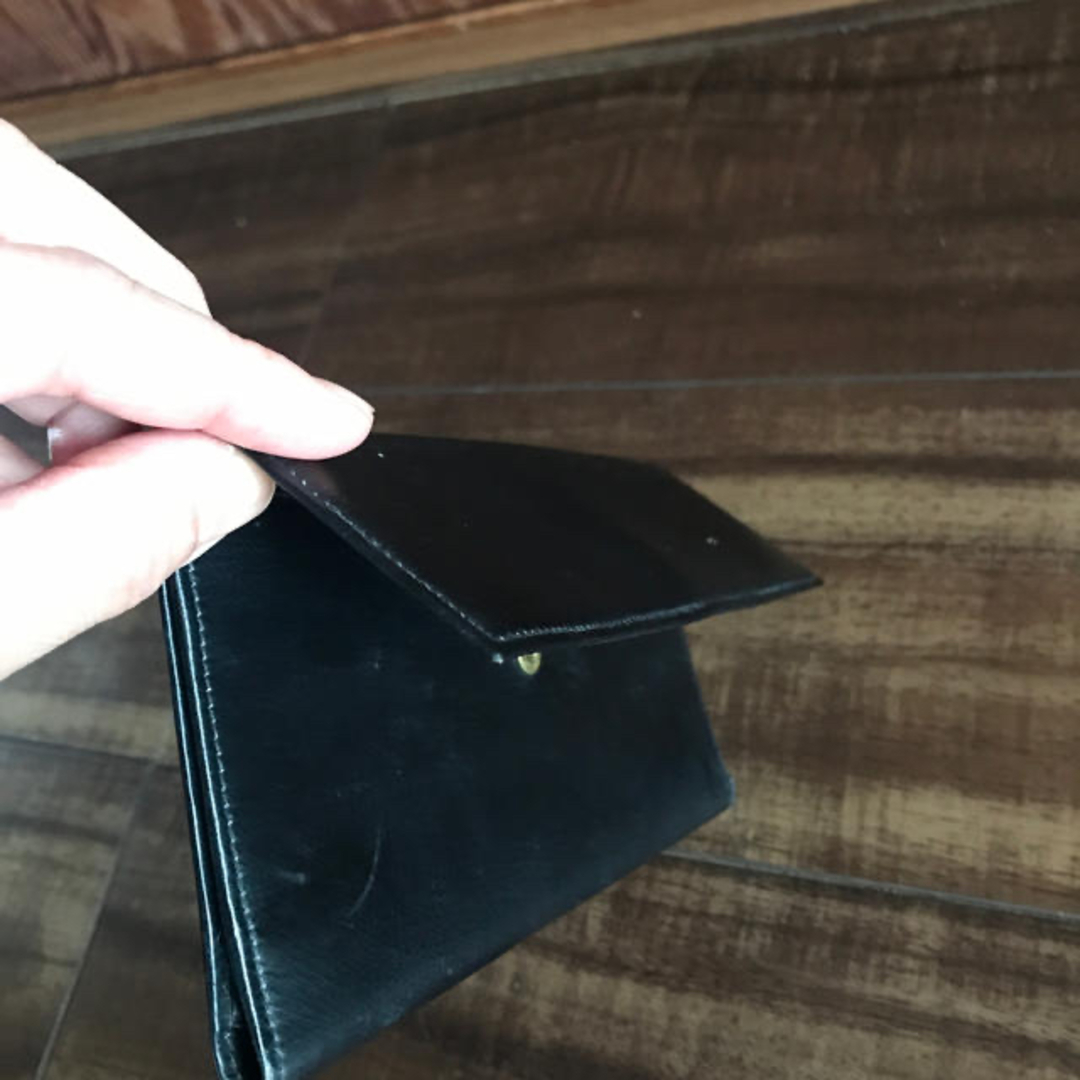 celine(セリーヌ)の値下げ　セリーヌの黒カーフレザー財布 メンズのファッション小物(長財布)の商品写真