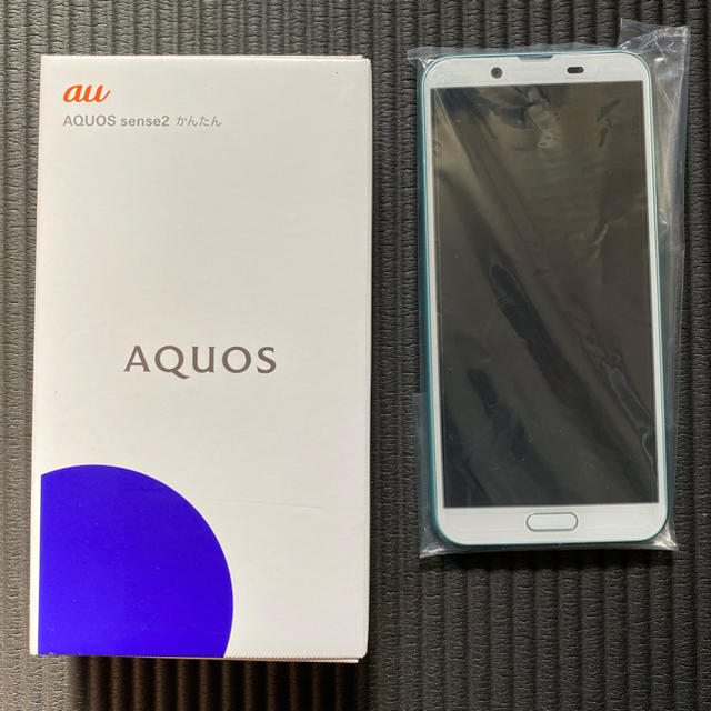 AQUOS(アクオス)のAQUOS sense2 ミントグリーン スマホ/家電/カメラのスマートフォン/携帯電話(スマートフォン本体)の商品写真