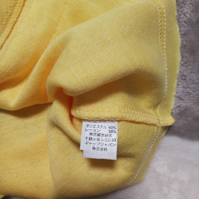 babyGAP(ベビーギャップ)の★美品☆babyGap 上品な半袖カーディガン 80 イエロー ★ キッズ/ベビー/マタニティのベビー服(~85cm)(カーディガン/ボレロ)の商品写真