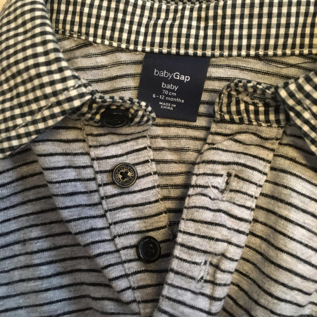 babyGAP(ベビーギャップ)のベビーギャップ　長袖カットソー　70 キッズ/ベビー/マタニティのベビー服(~85cm)(シャツ/カットソー)の商品写真