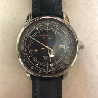 ツェッペリン(ZEPPELIN)のツェッペリン ZEPPELIN 100周年記念 GMT ネイビー(腕時計(アナログ))