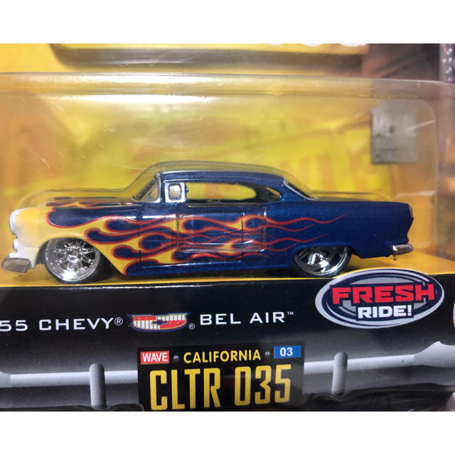 DUB Collection(ダブコレクション)のDUB CITY 55CHEVY BELAIR ミニカーLOWRIDER エンタメ/ホビーのおもちゃ/ぬいぐるみ(ミニカー)の商品写真