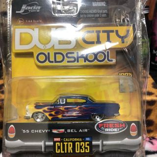 DUB CITY 55CHEVY BELAIR ミニカーLOWRIDER