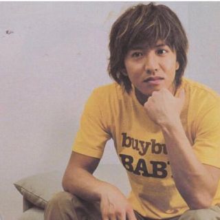 ティーエムティー(TMT)のTMT buybuy BABY イエロー サイズM 木村拓哉 木村拓哉 着用(Tシャツ/カットソー(半袖/袖なし))