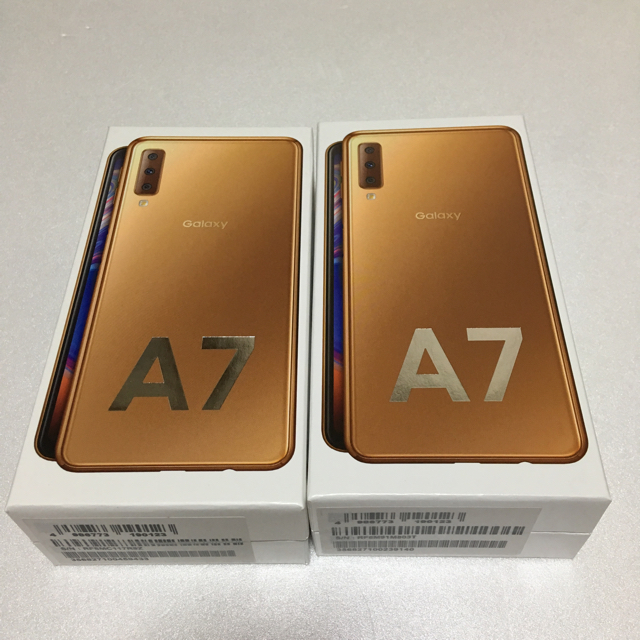 GALAXY A7 ゴールド 2台