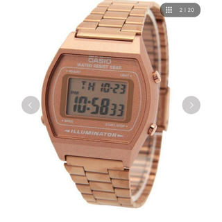 カシオ(CASIO)のCASIO 腕時計　B640 bronzeタイムセール(腕時計)