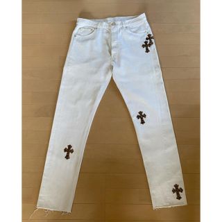 クロムハーツ(Chrome Hearts)の激レア　確実正規品　chromehearts denim pants(デニム/ジーンズ)