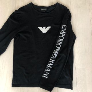 エンポリオアルマーニ(Emporio Armani)のEMPORIO ARMANI ロンT 黒(Tシャツ/カットソー(七分/長袖))