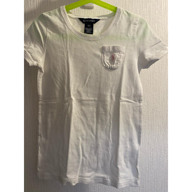 Ralph Lauren(ラルフローレン)のラルフローレン　120cm白Tシャツ　新品未使用 キッズ/ベビー/マタニティのキッズ服女の子用(90cm~)(Tシャツ/カットソー)の商品写真