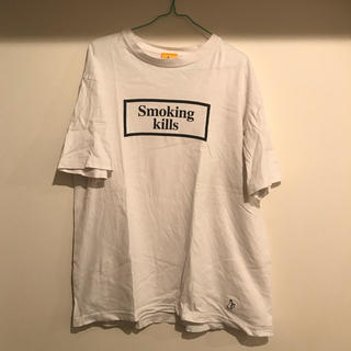 ヴァンキッシュ(VANQUISH)のスモーキングキルズ　ボックスロゴ　XL FR2 ファッキングラビッツ(Tシャツ/カットソー(半袖/袖なし))